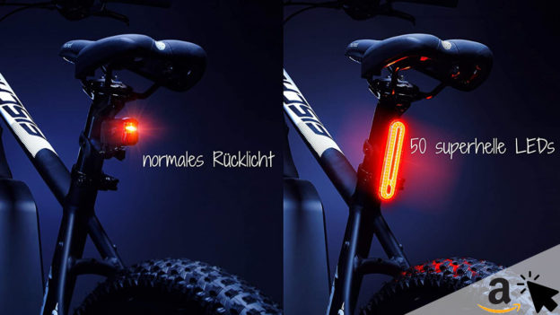 Vorsicht! Fahrradlicht TEST LED Frontlicht & Rücklicht Sets